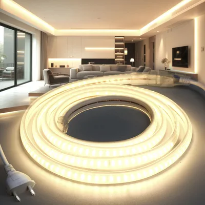 Taśma LED neon BRIMETI 2 m 230 V 4000 K z wtyczką