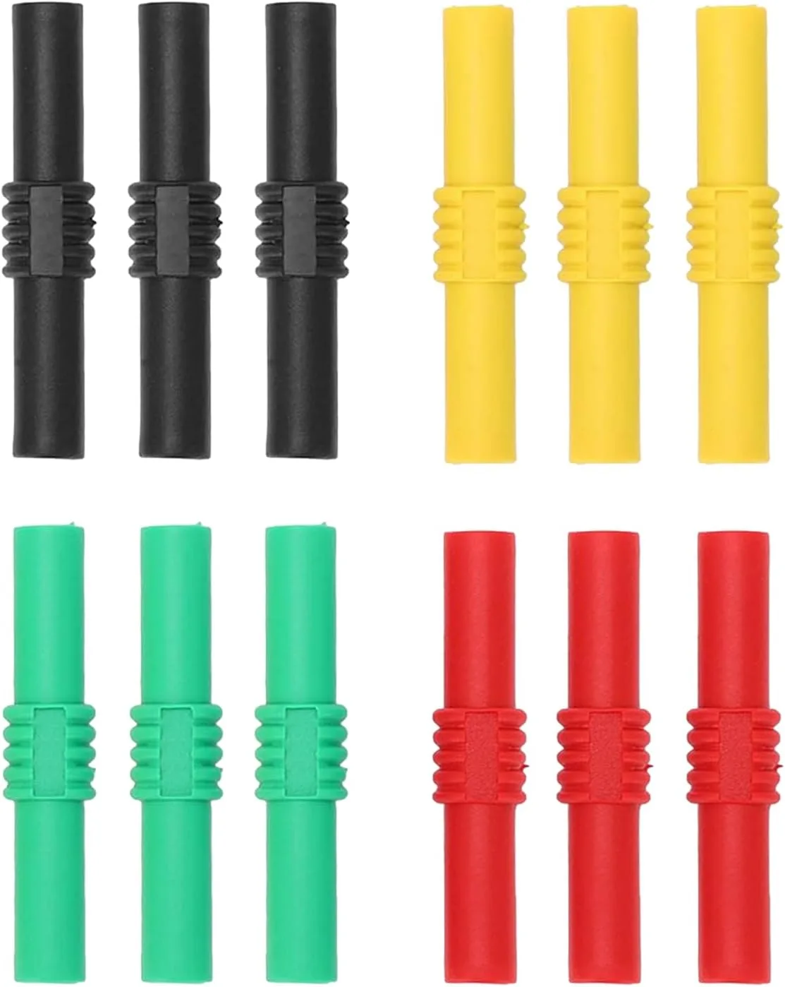 Gniazda bananowe żeńskie–żeńskie 4 mm, 12 szt.