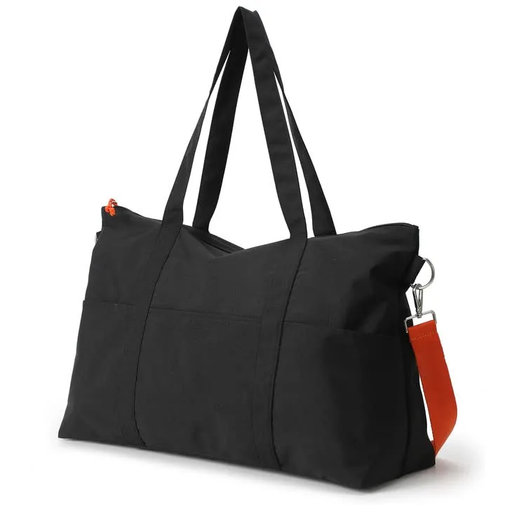 Torba podróżna sportowa Laughhe 55×18×27 cm czarna