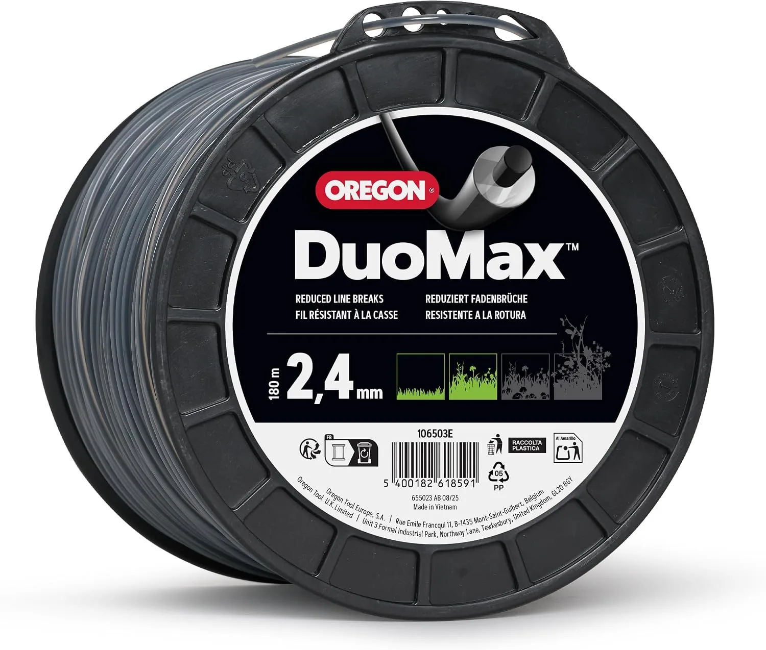 Żyłka tnąca Oregon Duoline 106503E 2,4 mm × 180 m