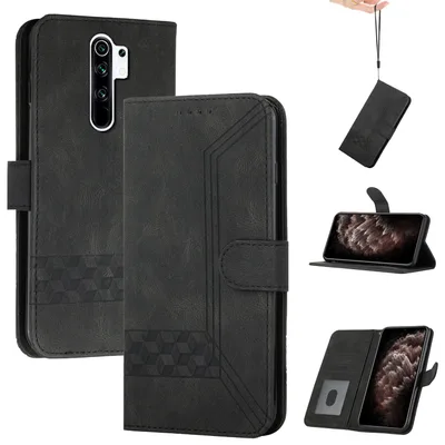 Czarny portfelowy pokrowiec do Xiaomi Redmi Note 8 Pro OKZone