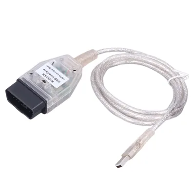 Kabel diagnostyczny K+DCAN OBD2 USB E90 E60 z przełącznikiem i CD GEERYZHE