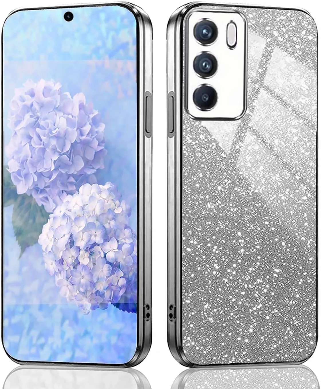 YSONCHAN niebieskie etui do OPPO Reno12 Pro 5G