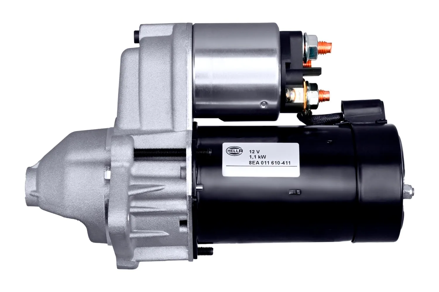Rozrusznik HELLA 8EA 011 610-411 12V 1,1 kW 10 zębów