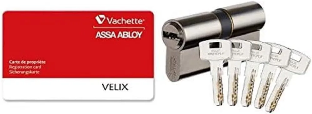 Wkładka cylindryczna Velix Velchette z 5 kluczami 28170000