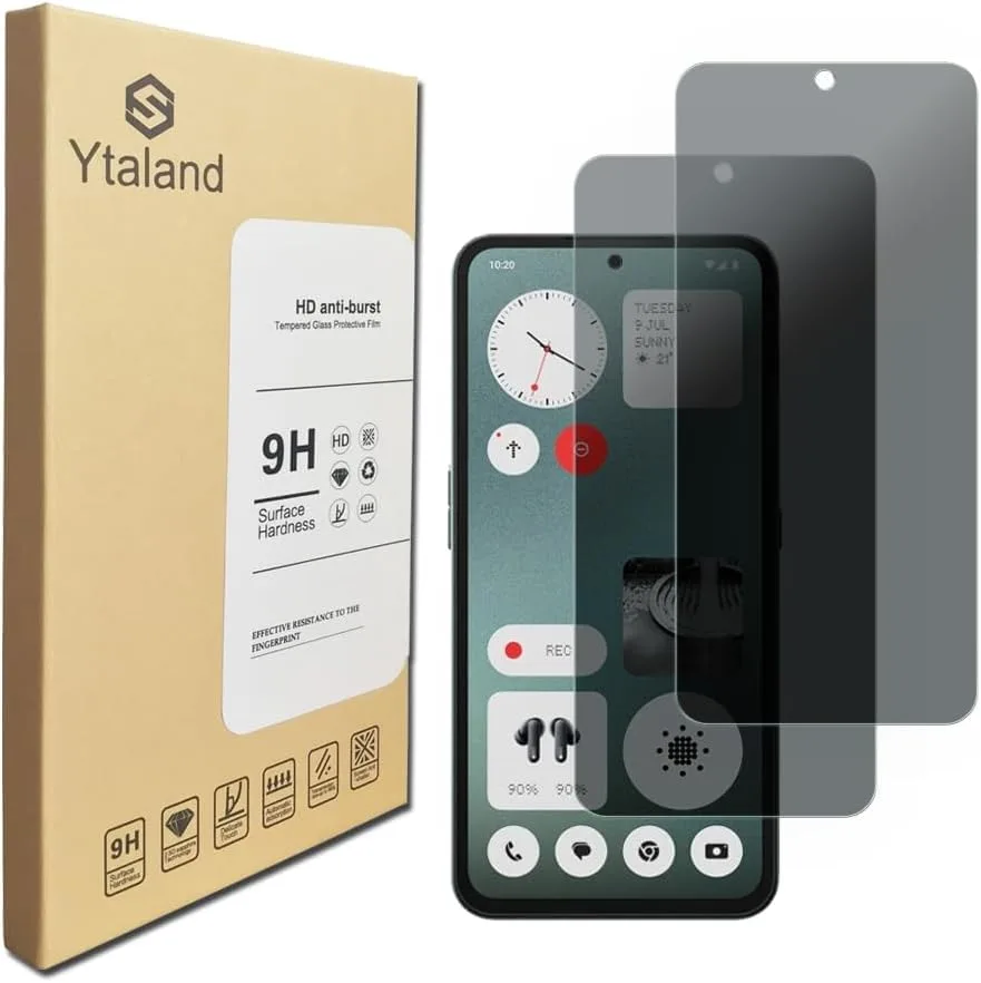 Szkła prywatności 9H do Nothing CMF Phone 1 – 2 sztuki