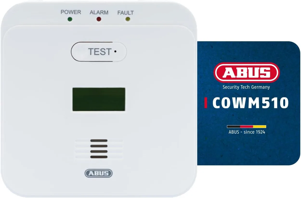 Detektor tlenku węgla z LCD ABUS COWM510