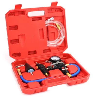 Zestaw do próżniowego napełniania układu chłodzenia QWORK WD45192 manometr 0 do −1 bar