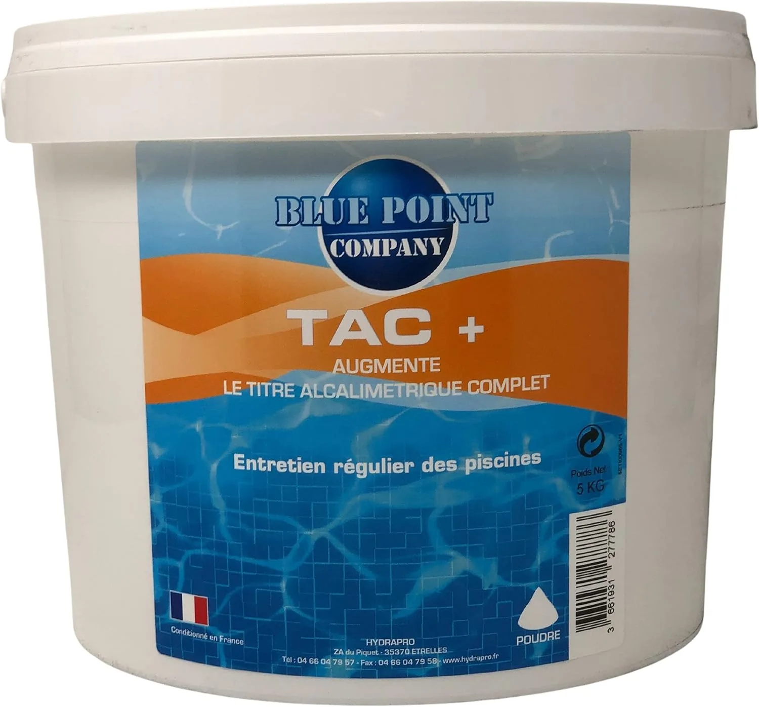TAC+ korektor alkaliczności wody basenowej BLUE POINT COMPANY 0188 5 kg