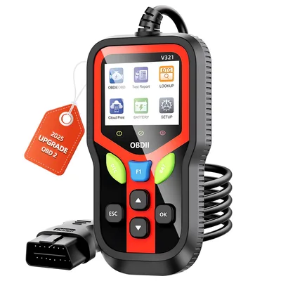 Diagnostyka silnika OBD2 Carehabi V321, odczyt błędów i ich kasowanie