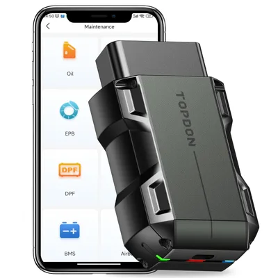 Skaner OBD2 TOPDON TOPSCAN-UK Lite Bluetooth 5.0 dla smartfonów z Androidem/iOS