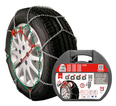 Łańcuchy śniegowe RD-9 130 9 mm 2 szt. z rękawicami RD9