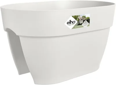 Doniczka balkonowa elho Vibia Campana Flower Bridge 40 cm biała spLc46M9LoM