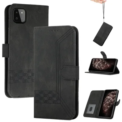 Czarne etui portfelowe do OPPO A93 4G/F17 Pro/Reno4 F Lite OKZone