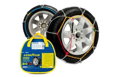 Łańcuchy śniegowe Goodyear GODKN100 9 mm 2 szt. z automatycznym napinaczem