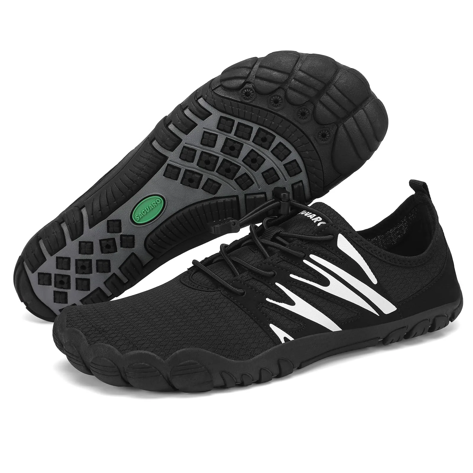 Męskie barefoot buty do wody SAGUARO, czarne, 46 EU