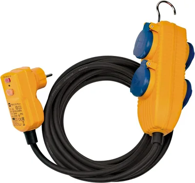 Przedłużacz Brennenstuhl 1168720010 5 m 4 gniazda z ochroną