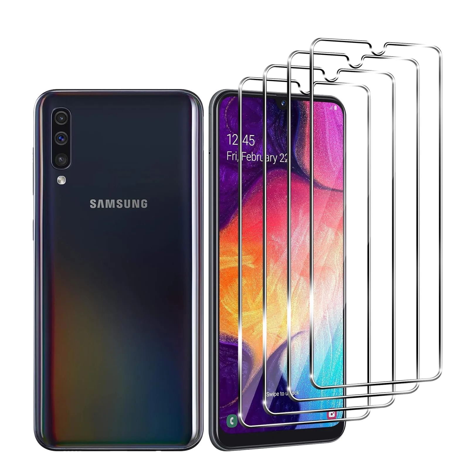 Hartowane szkła do Samsung Galaxy A50 - 4 sztuki
