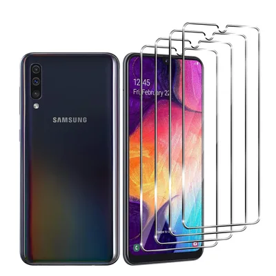 Hartowane szkła do Samsung Galaxy A50 - 4 sztuki Zicurz