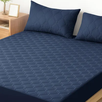 Ochraniacz materaca Ystyle 160×190 cm do wysokości 30 cm granatowy